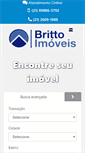 Mobile Screenshot of brittoimoveis.com.br
