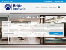 Tablet Screenshot of brittoimoveis.com.br